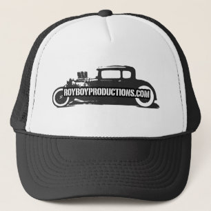 Gorra De Camionero Modele un casquillo del camionero de la plantilla