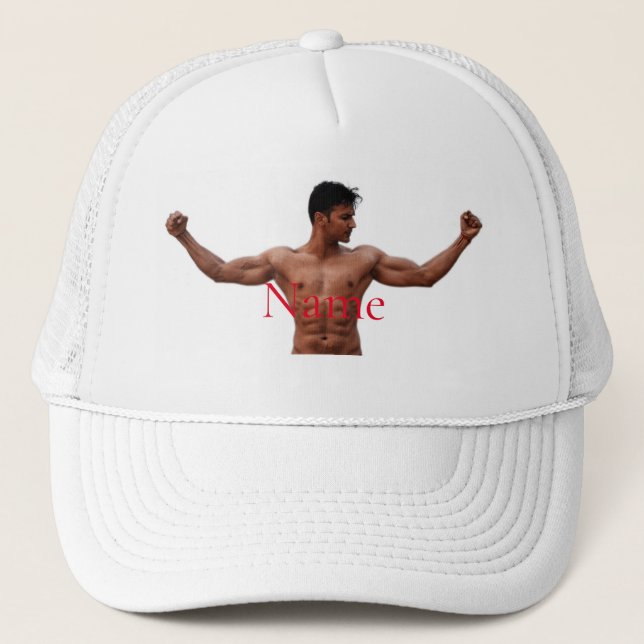 Gorra De Camionero Modelo de fitness masculino Thunder_Cove (Anverso)