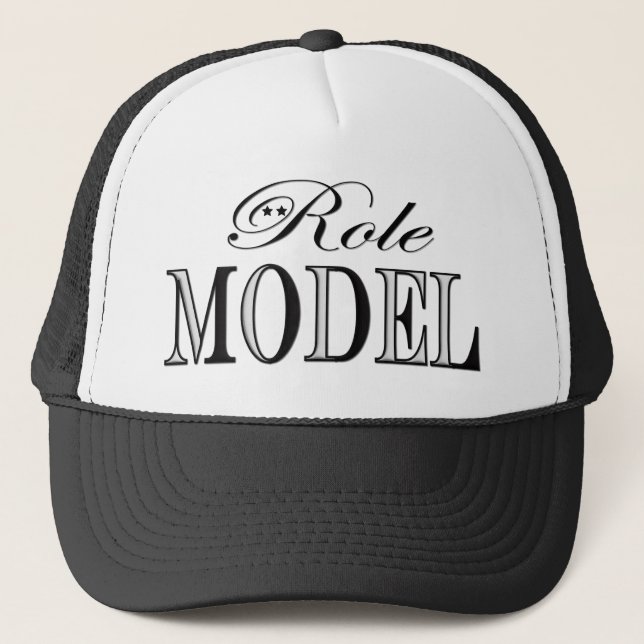 Gorra De Camionero Modelo de rol empodera tu estilo con inspiración (Anverso)