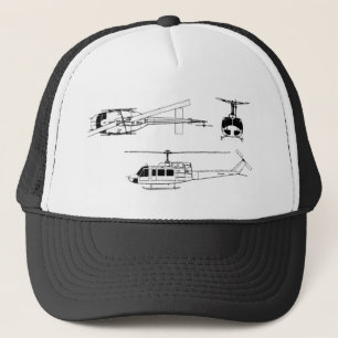Gorra De Camionero Modelo de UH1 Huey (Iriquois)