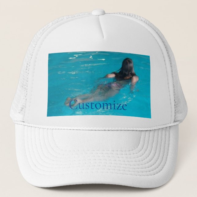 Gorra De Camionero Modelo femenino de natación Thunder_Cove (Anverso)
