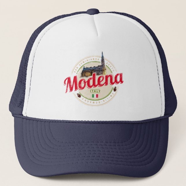 Gorra De Camionero Modena Emilia-Romagna Balsamic Italia Souvenir (Anverso)