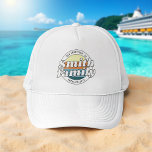Gorra De Camionero Modern Cool Simple Colorful Family Vacation<br><div class="desc">Design is composed of modern style typography - Add your family name and year.</div>