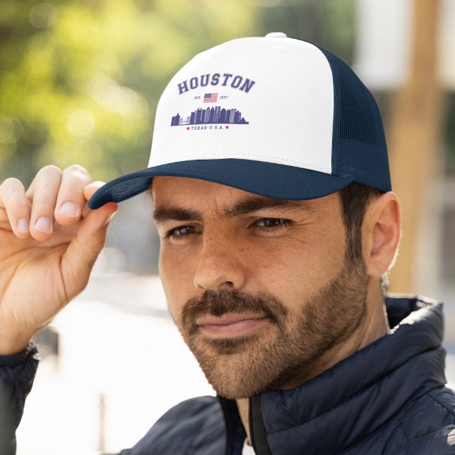 Gorra De Camionero Modern Houston Skyline  (Subido por el creador)