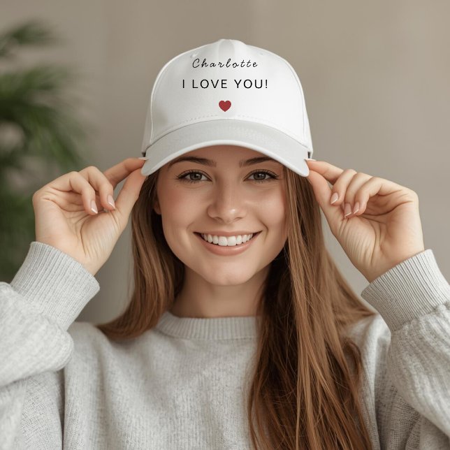 Gorra De Camionero Modern Personalized Valentine Trucker Hat (Subido por el creador)