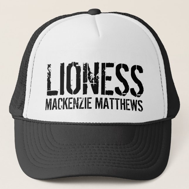 Gorra De Camionero Moderna cosecha de leones Minimalistas motivaciona (Anverso)