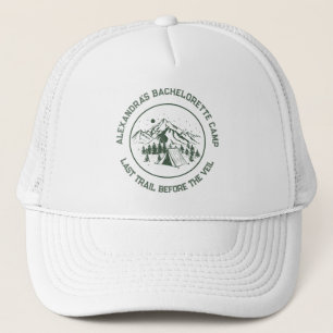Gorra De Camionero Moderna fiesta simple de soltero de fin de semana