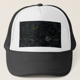 GORRA DE CAMIONERO MODERNO ELEGANT_THE ABSTRACT_ART_BLACK