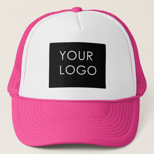 Gorra De Camionero Moderno logotipo profesional de empresa comercial  (Anverso)
