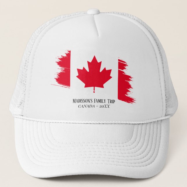 Gorra De Camionero Moderno Simple canadá (Anverso)