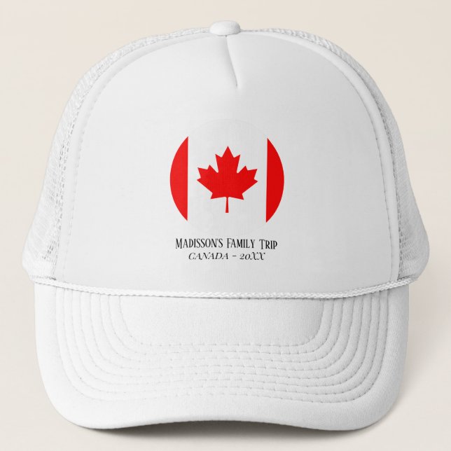 Gorra De Camionero Moderno Simple canadá (Anverso)