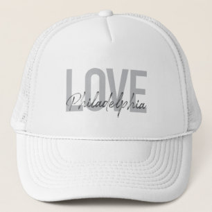 Gorra De Camionero Moderno, simple, genial, diseño Love Philadelphia