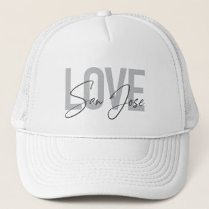 Gorra De Camionero Moderno, simple, moda, diseño fresco Love San José
