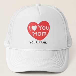 Gorra De Camionero Moderno Simple Te Amo Mamá