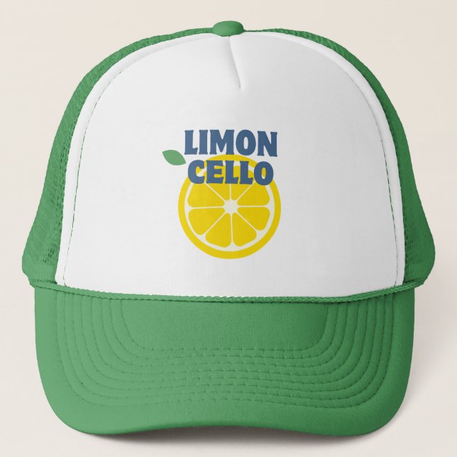 Gorra De Camionero Moderno y moderno Limoncello Liquor (Anverso)