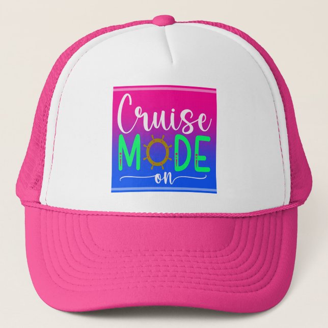 Gorra De Camionero Modo de crucero activado (Anverso)