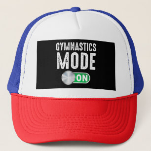 Gorra De Camionero Modo De Gimnasia En El Entrenador Del Atleta Gymna