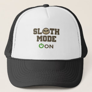 Gorra De Camionero Modo de la pereza encendido