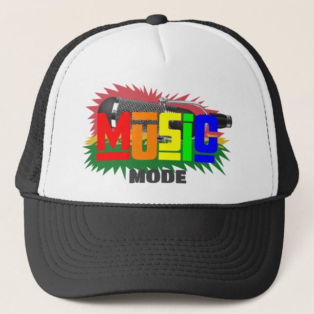 Gorra De Camionero Modo de música (Anverso)