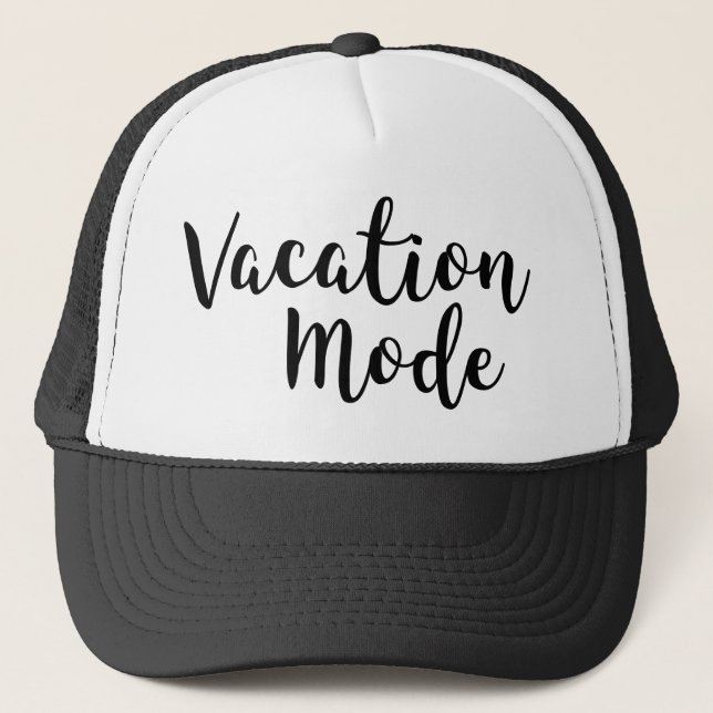 Gorra De Camionero Modo de vacaciones (Anverso)