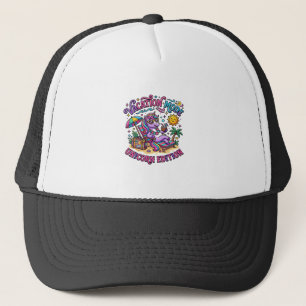 Gorra De Camionero Modo de Vacaciones de Unicornio Edición Unicornio 