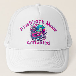 Gorra De Camionero Modo Flashback: Activado - Amante de música retro