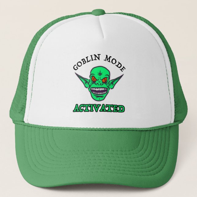 Gorra De Camionero Modo Goblin activado (Anverso)