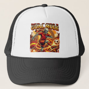 Gorra De Camionero Modo Gol España Esqueleto Delantero Naciones Stree