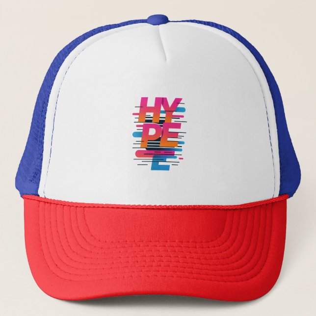 Gorra De Camionero MODO HYPE - Fiebre del Vapor Retro (Anverso)