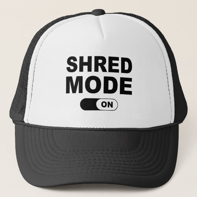 Gorra De Camionero Modo Shed activado (Anverso)
