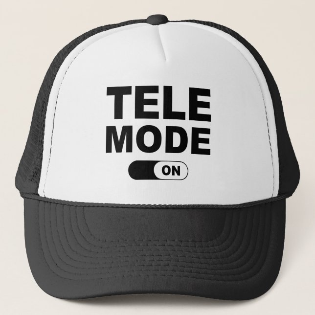 Gorra De Camionero Modo Tele activado (Anverso)