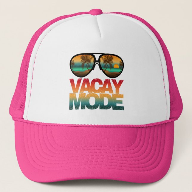Gorra De Camionero Modo Vacay (Anverso)