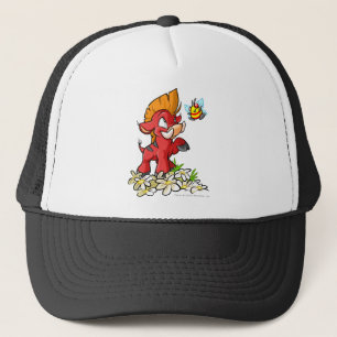 Gorra De Camionero Moehog rojo y zumbido
