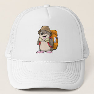 Gorra De Camionero Mole como excursionista con equipaje