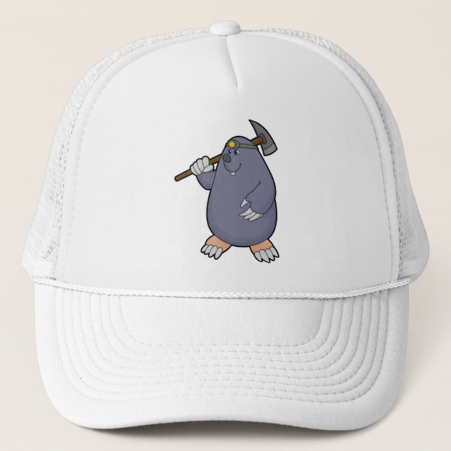 Gorra De Camionero Mole como granjero con paquistaní y foco (Anverso)