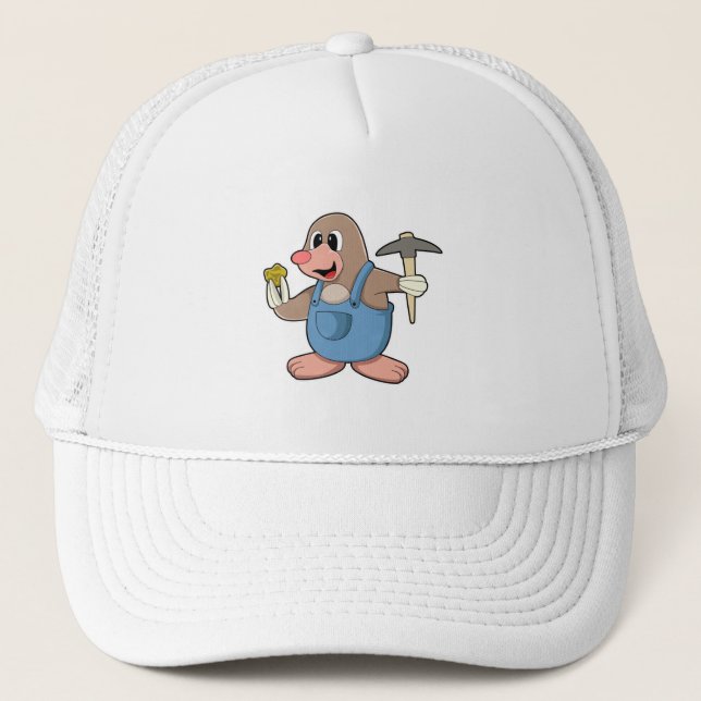 Gorra De Camionero Mole como minero con oro (Anverso)