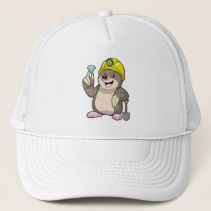 Gorra De Camionero Mole como minero con pala y diamante