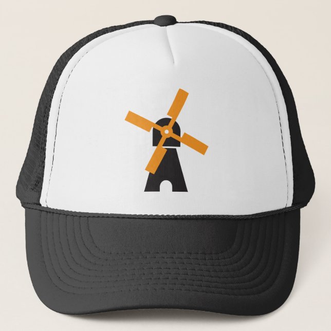 Gorra De Camionero Molino de viento holandés (Anverso)