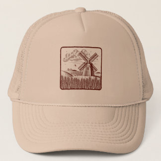Gorra De Camionero Molino de viento retro
