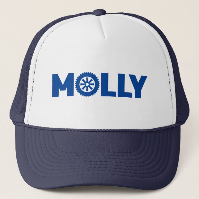 Gorra De Camionero Molly Petrol Head (Anverso)