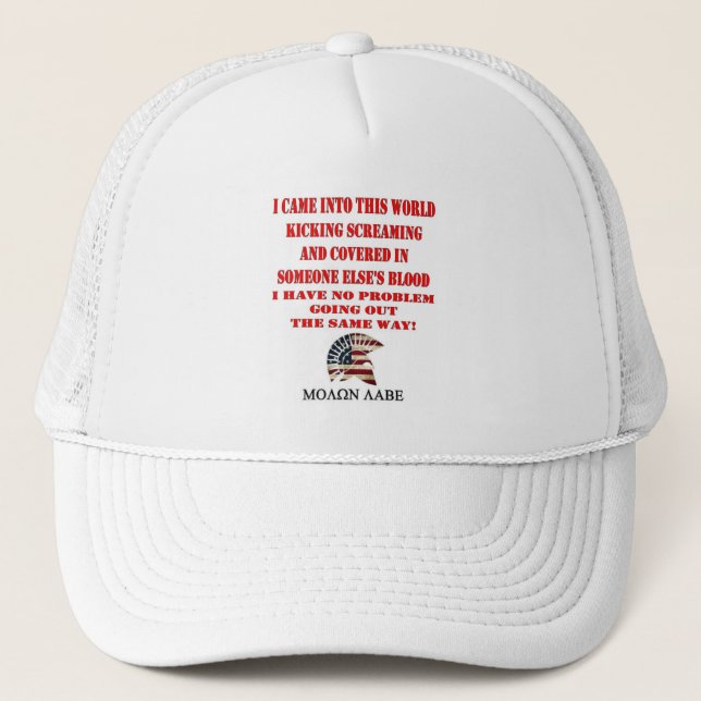 GORRA DE CAMIONERO MOLON LABE (Anverso)