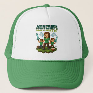 Gorra De Camionero Momcraft Happy Mother Day Funny Gamer Mom