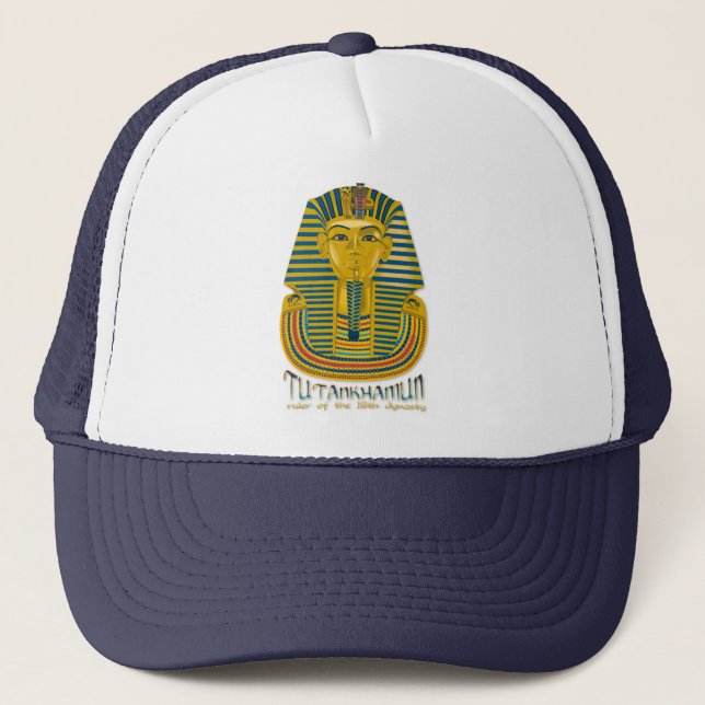 Gorra De Camionero Momia de Tutankhamun, el rey antiguo Tut de Egipto (Anverso)