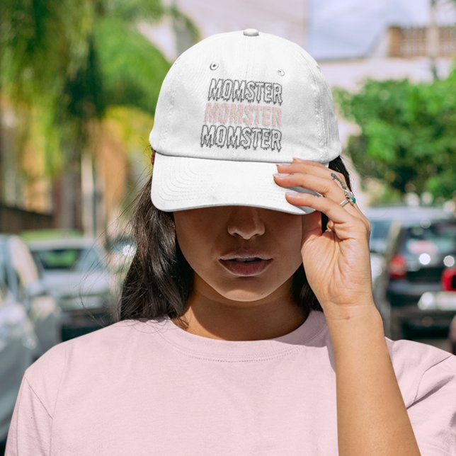 Gorra De Camionero Momster rosado Halloween lindo y espeluznante (Subido por el creador)