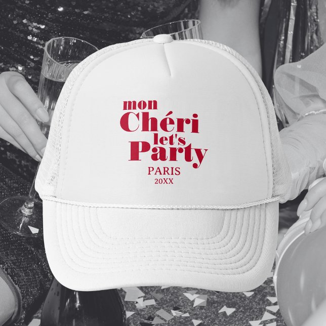 Gorra De Camionero Mon Cherie Let's Fiesta Cherry Red Bold (Subido por el creador)
