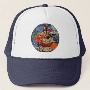 Gorra De Camionero Mona Lisa Diversión Zodíaco Caprichoso 
