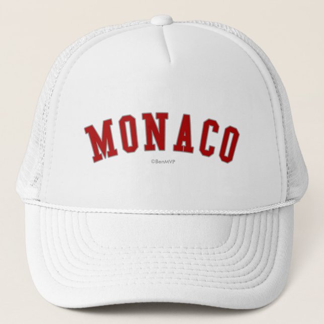 Gorra De Camionero Mónaco (Anverso)