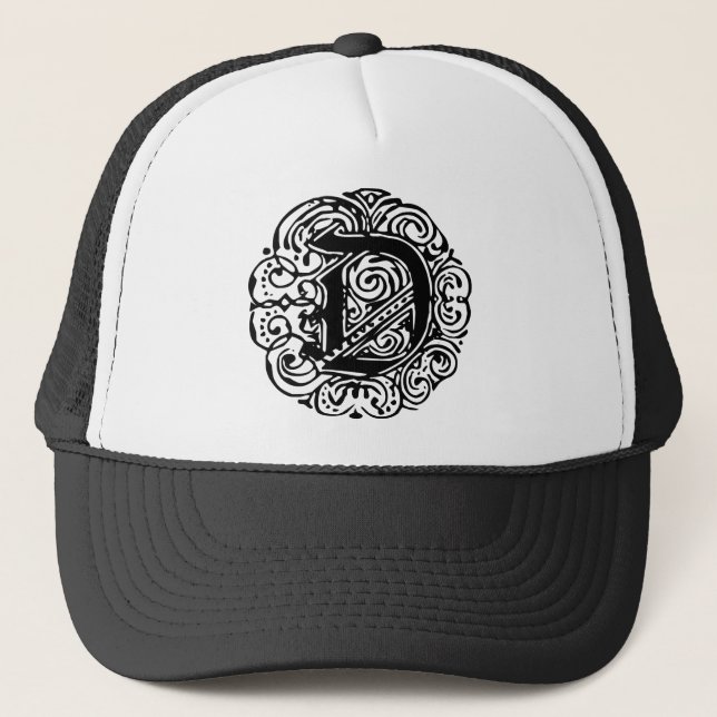 Gorra De Camionero Monarchia Black "D" (Anverso)
