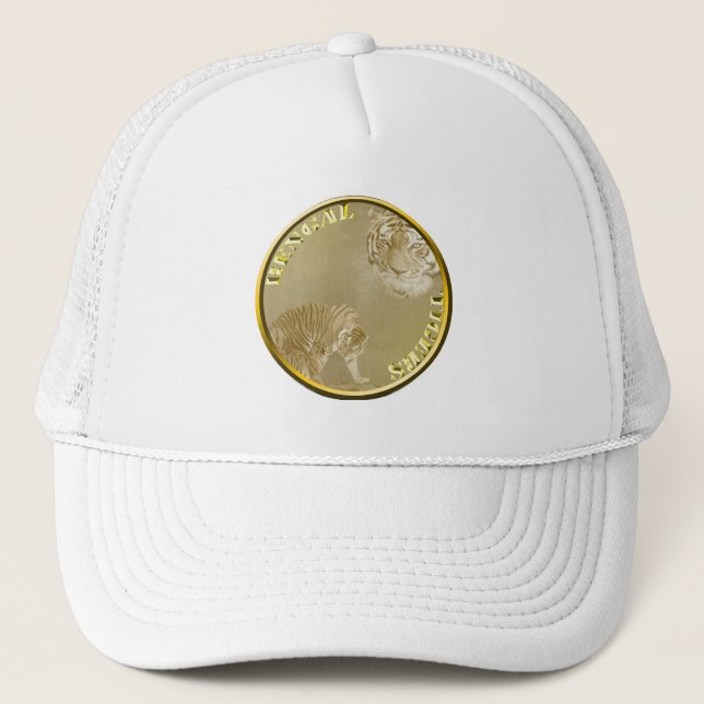Gorra De Camionero Moneda de oro de los tigres de Bengala, (Anverso)