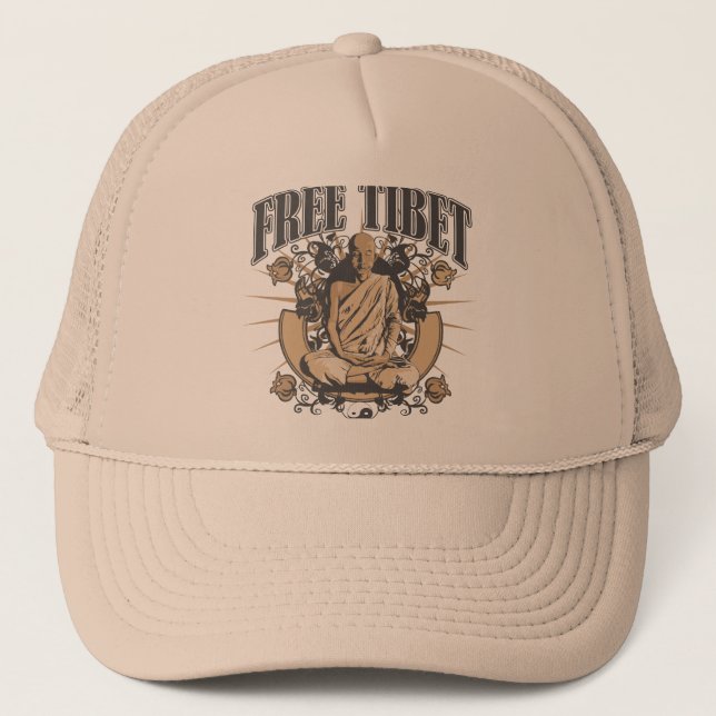 Gorra De Camionero Monje libre de Tíbet (Anverso)